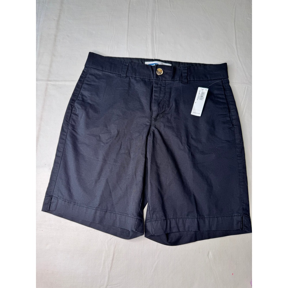 Old Navy Everyday Short Navy Blue Chino Twill Mid Rise Shorts Womens Size 2 NWT
